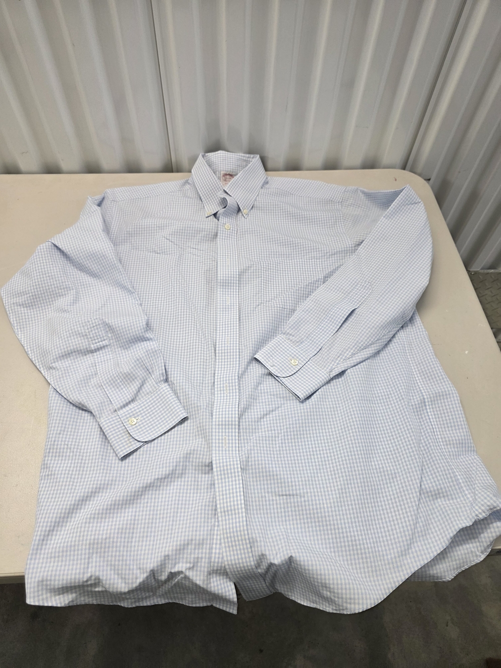 Brooks Brothers 1818 Madison Button Down Shirt Men's Size 16.5-34